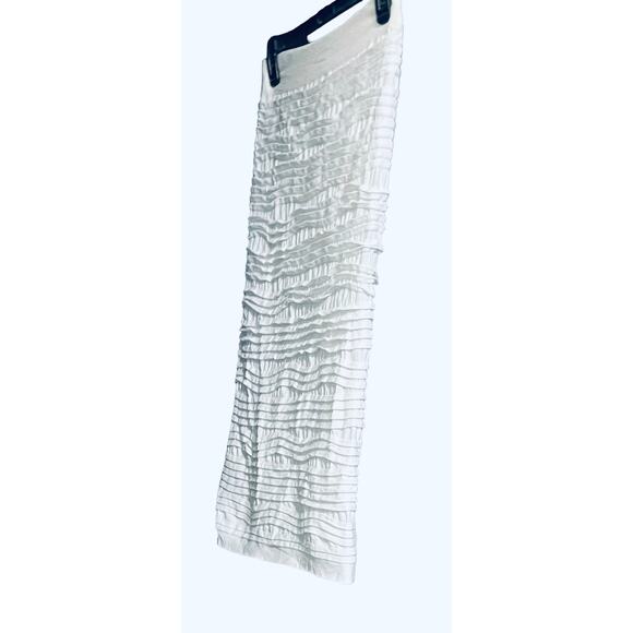 PRIME CUT STRAIGHT/PENCIL MIDI SKIRT, JUNIORS, SIZE ONE(XS), WHITE, RUCH & LAYER - Picture 4 of 7
